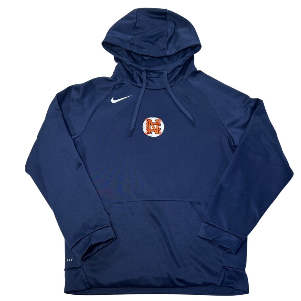 Nike Dri Fit Navy North Cobb High School Blue Hoodie Pullover Athletic Size S